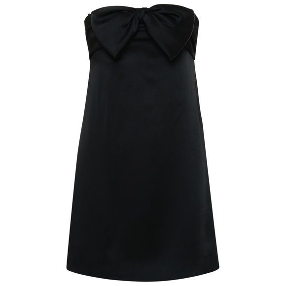 SAINT LAURENT Dresses & Skirts - SAINT LAURENT Black Acetate Dress